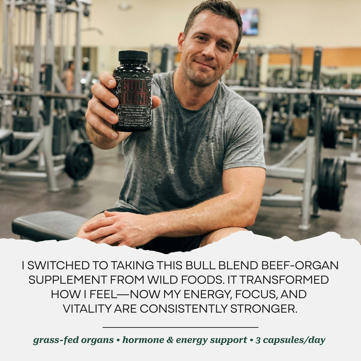 Bull Blend, 30 servings – Natural Male Hormone & Energy Support