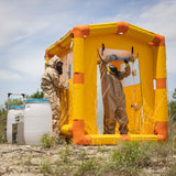 MIRA Safety DS-1 Portable Decontamination Shower: Rapid On-Site CBRN Decontamination