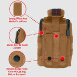 Premium Tactical IFAK Kit w Rip-Away Velcro, SOF Tourniquet & CELOX
