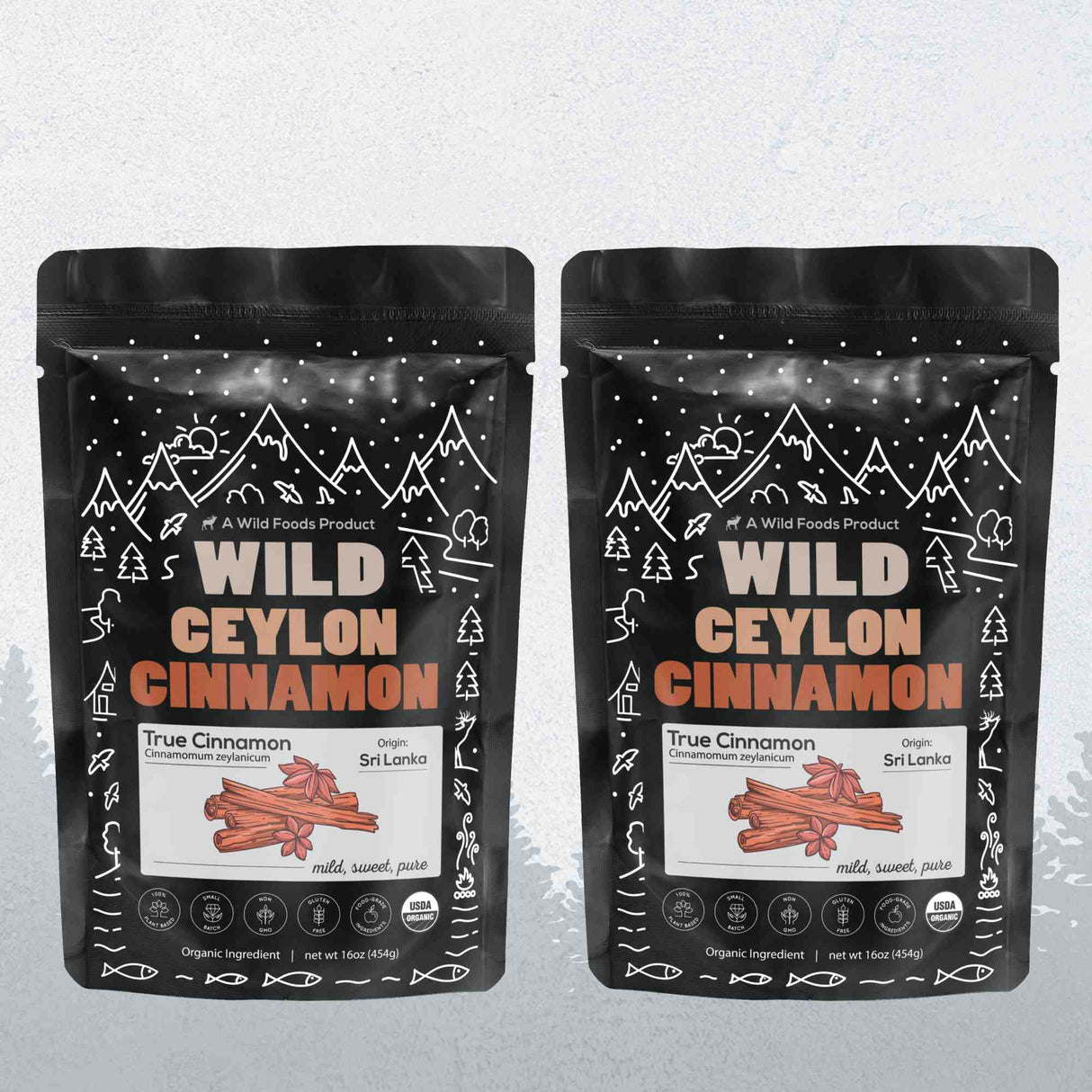 Ceylon Cinnamon Powder Organic, 64 servings - USDA Organic Cinnamon from Sri Lanka