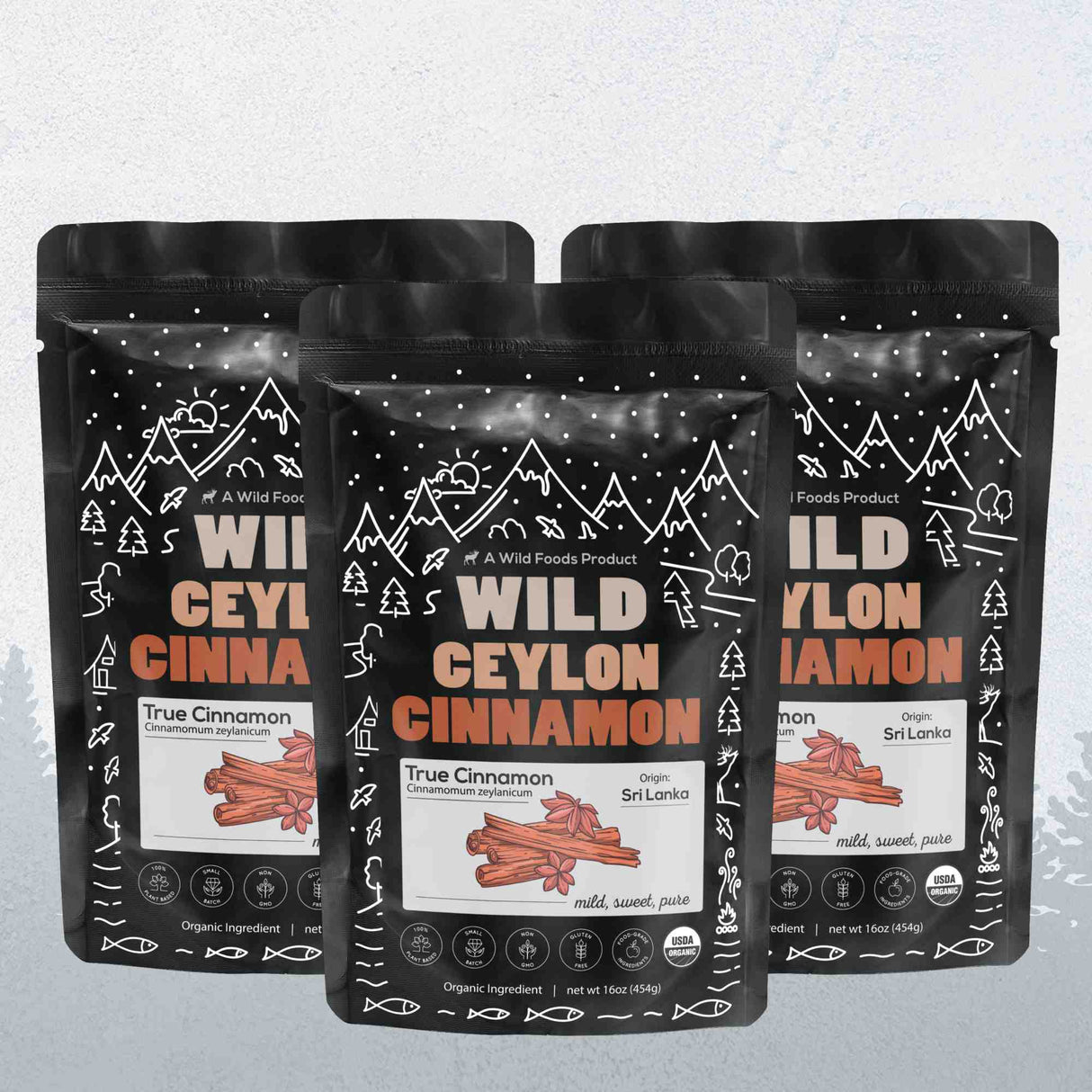 Ceylon Cinnamon Powder Organic, 64 servings - USDA Organic Cinnamon from Sri Lanka