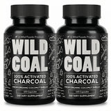 Activated Charcoal Capsules, 60 servings - Made from 100% Organic Coconuts