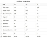 Astral Glamping Tent | 3 Sizes | 13, 16, 20-Foot