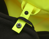 Kiwi High Visibility 3-in-1 Hooded & Fleece Lined ANSI/ISEA 107-2020, Type R, Class 3 Two Tone, Contrast Trimmed Water Resistant Neon Safety Jacket [R71500]