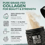 Grass-Fed Collagen Peptides, 41 servings – Skin, Hair & Joint Support Collagen