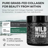 Grass-Fed Collagen Peptides, 41 servings – Skin, Hair & Joint Support Collagen