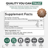 Grass-Fed Collagen Peptides, 41 servings – Skin, Hair & Joint Support Collagen