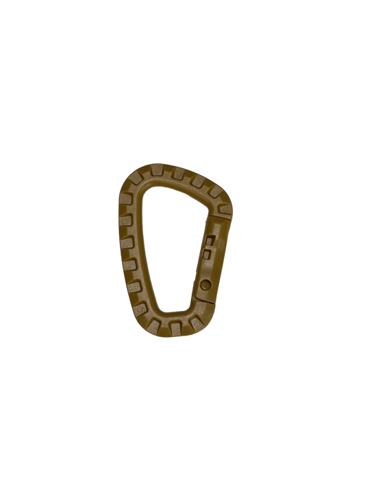 Coyote Tan Carabiner Clip Hook Keychain | ONE SHEAR®