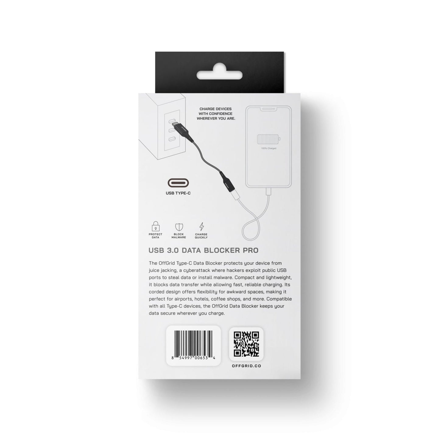 USB Data Blocker Pro - Cabled