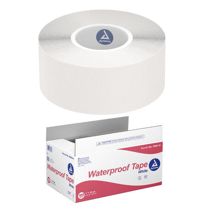 Dynarex Waterproof Adhesive Tape, 1" x 10yds  Bulk - 168ea/cs (168 Count)