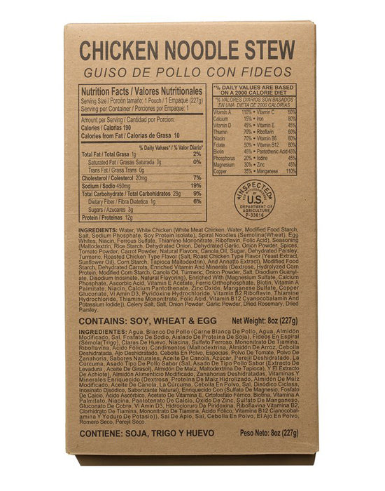 MRE Meals – Standard Variety with Heaters