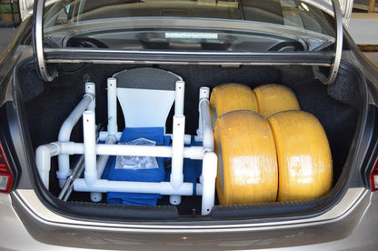 MJM International E720-ATC-YEL Recreational chair, 20" internal width, storage container, 250 lbs weight capacity