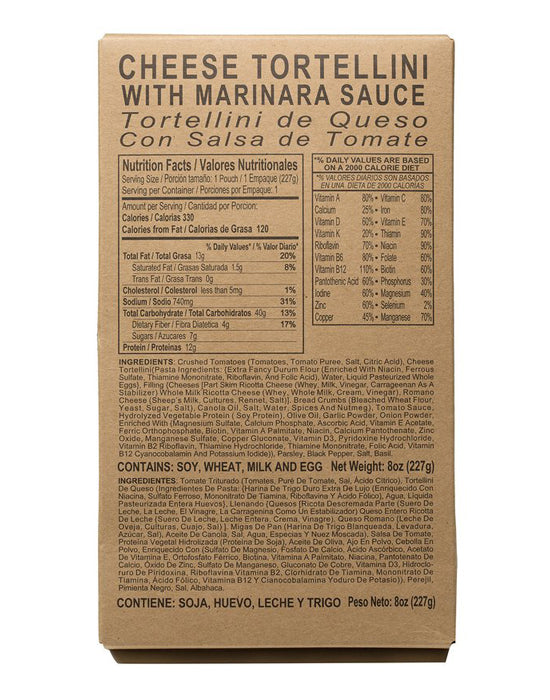 Case of 12 Single Complete MRE Meals – Standard Variety without Heaters