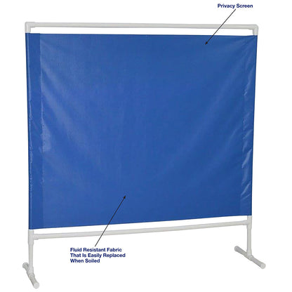 MJM International 7001 Portable privacy screen single screen, 65" W x 70" H