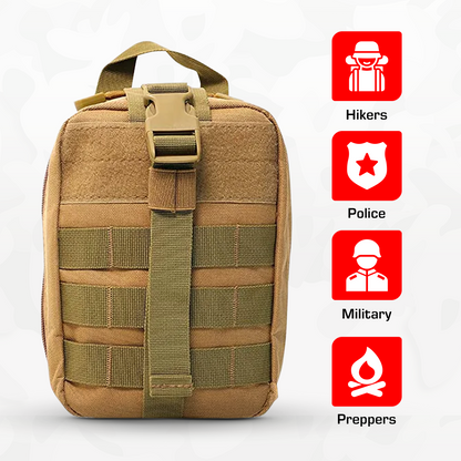 Premium Trauma IFAK Compact Kit with CAT Tourniquet & Chest Seals