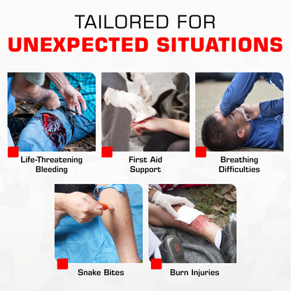 Fully Stocked Rucksack Assault Trauma Tactical IFAK Kit