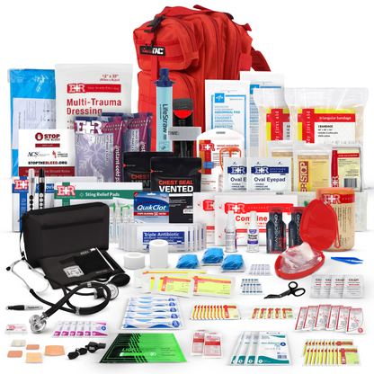 Fully Stocked Rucksack Assault Trauma Tactical IFAK Kit