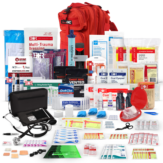Fully Stocked Rucksack Assault Trauma Tactical IFAK Kit