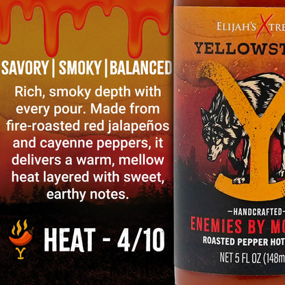 Yellowstone Hot Sauce Variety Pack 4 Bottles