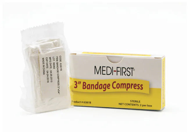 Bandage Compress 3" Unitized