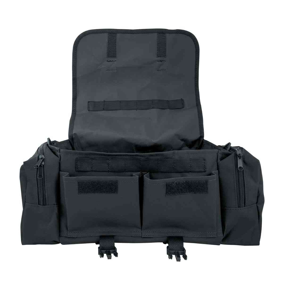 LINE2design First Aid Responder Emergency Star of Life Logo Medical EMS Bag with Zippered Pockets & Shoulder Straps