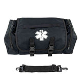 LINE2design First Aid Responder Emergency Star of Life Logo Medical EMS Bag with Zippered Pockets & Shoulder Straps