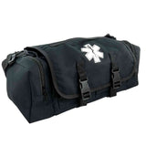 LINE2design First Aid Responder Emergency Star of Life Logo Medical EMS Bag with Zippered Pockets & Shoulder Straps