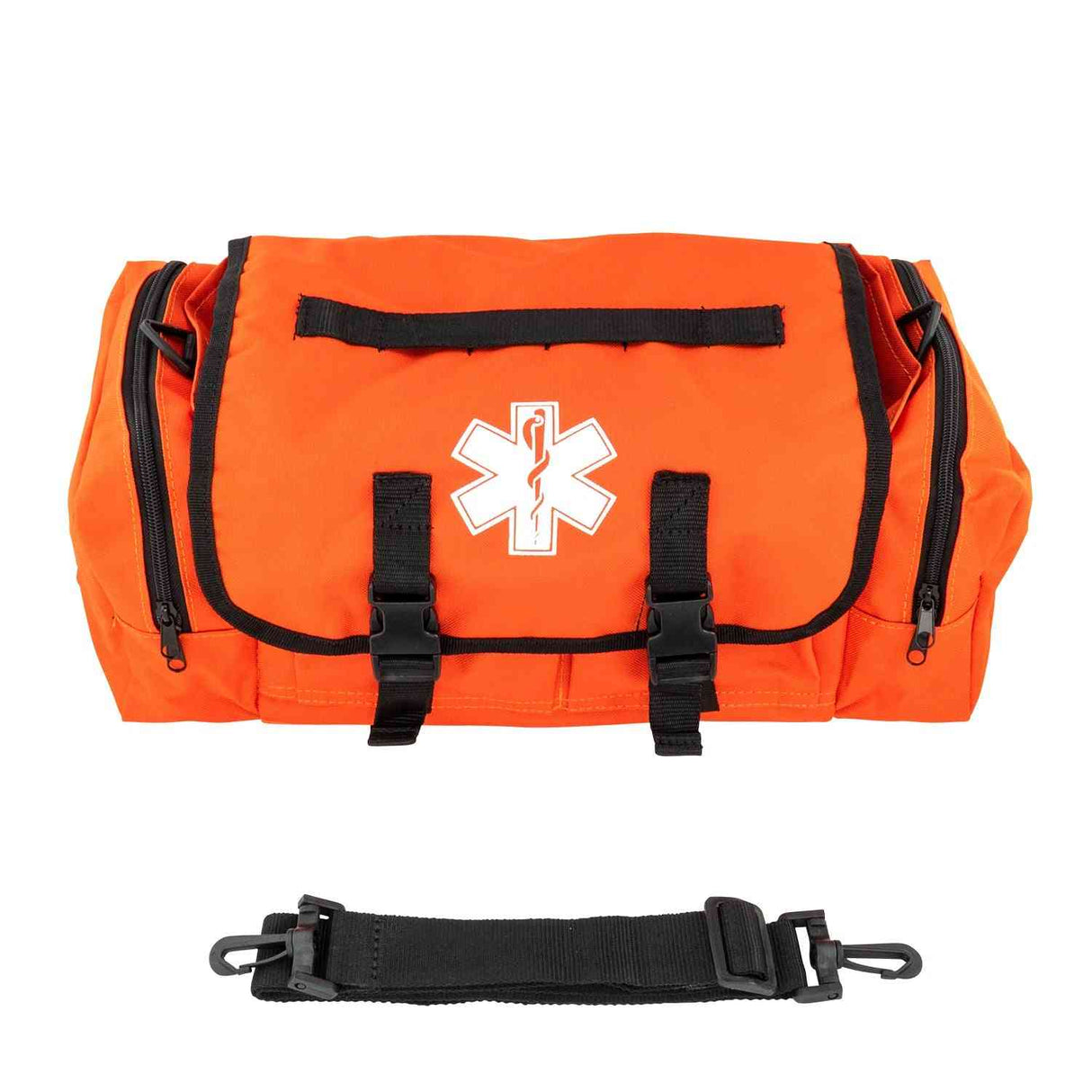 LINE2design Emergency First Aid Responder Kit Medical EMS Economic Fully Stocked Bag For All Emergencies - Orange