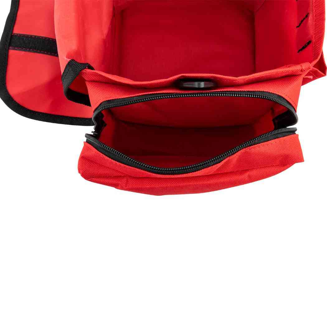 LINE2design First Aid Responder Emergency Star of Life Logo Medical EMS Bag with Zippered Pockets & Shoulder Straps