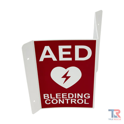 Transforming AED / BC Wall Sign - Red