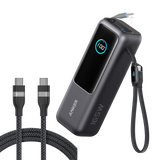 Anker Laptop Power Bank (25K, 165W, Built-In and Retractable Cables)