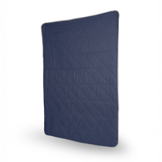 Layover™ XL Travel Blanket - Packable & Puffy | Blue