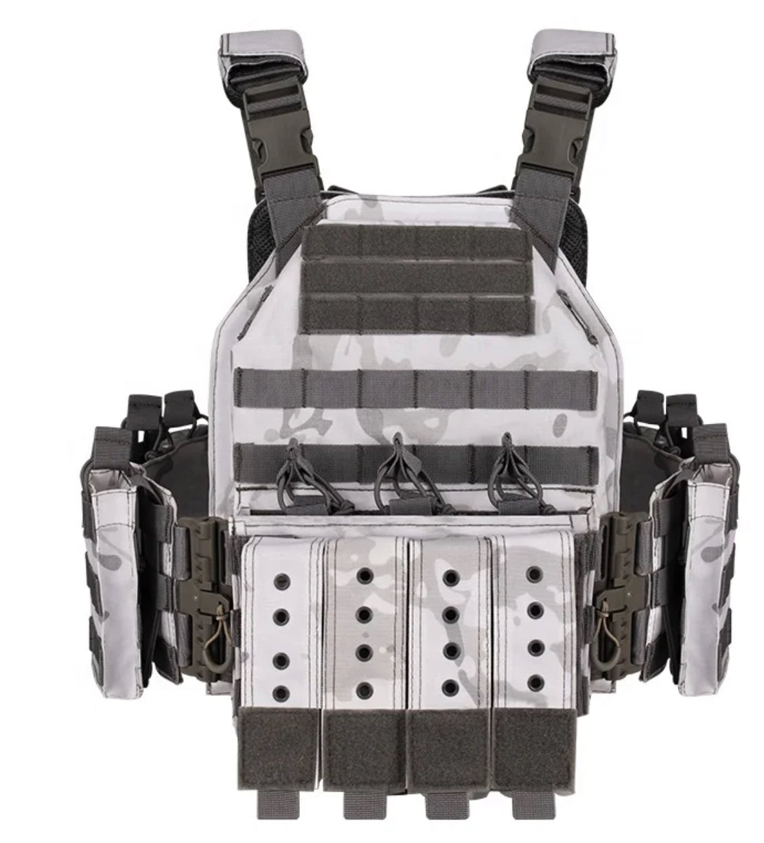 Snow Camo Quick Release Plate Carrier
