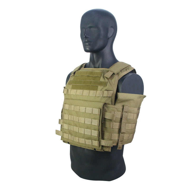 Full plate carrier that fits front plates and side plates