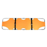 LINE2design EMS Emergency Medical Fold Away Stretcher Portable Flat Folding Equipment - Orange