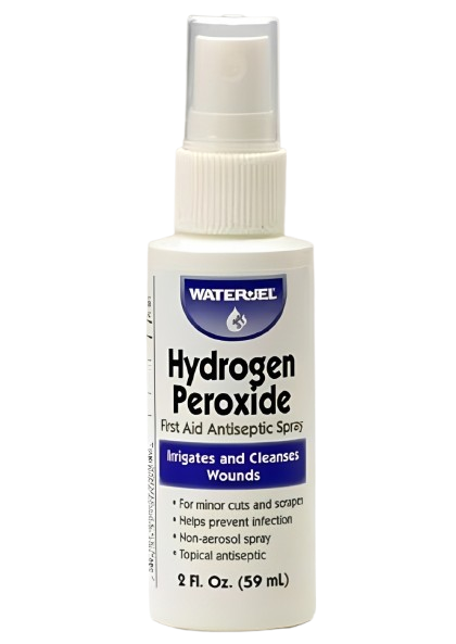 Water Jel Hydrogen Peroxide Spray Bottle - 2 oz  (24 Bottles/Case)