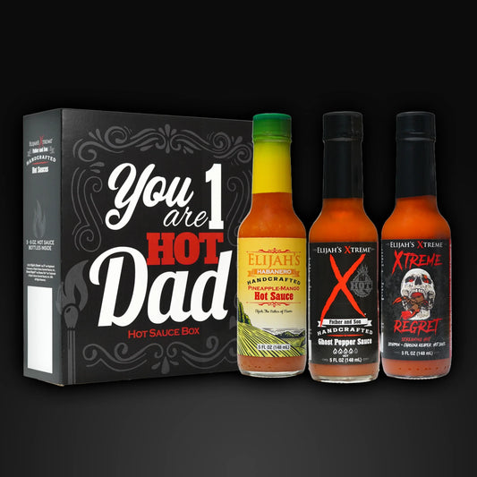 #1 HOT DAD HOT SAUCE GIFT SET (3 Bottles)