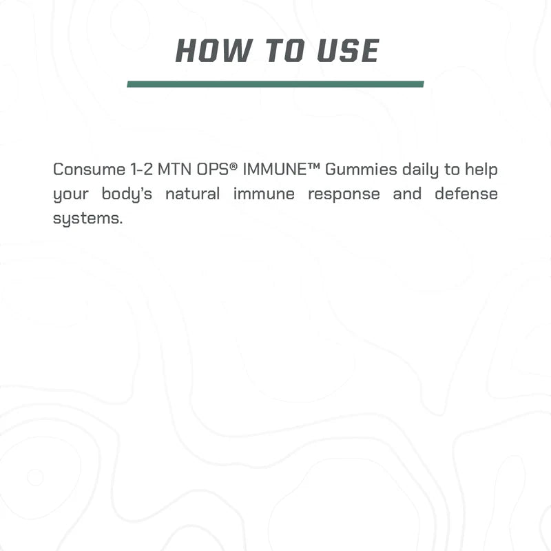 MTN OPS - IMMUNE GUMMIES