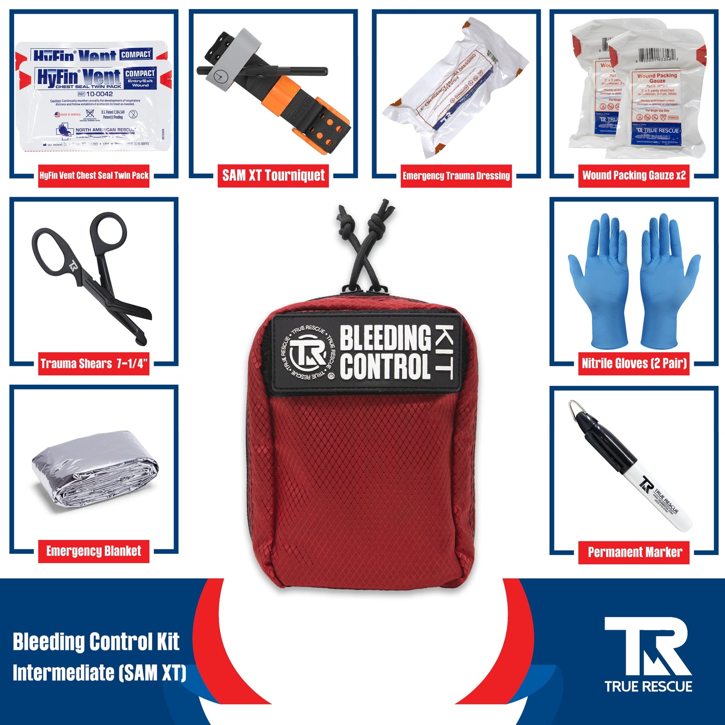 Bleeding Control Kit by True Rescue