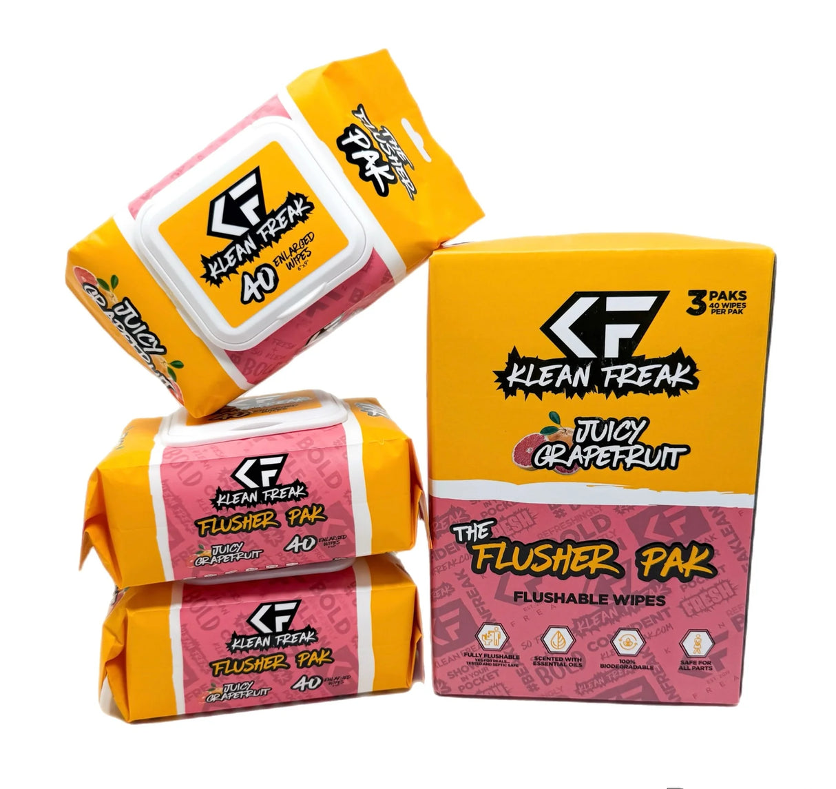 The Flusher 40 Pak – 3 Pak Box