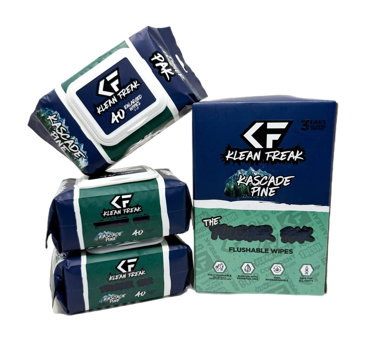 The Flusher 40 Pak – 3 Pak Box
