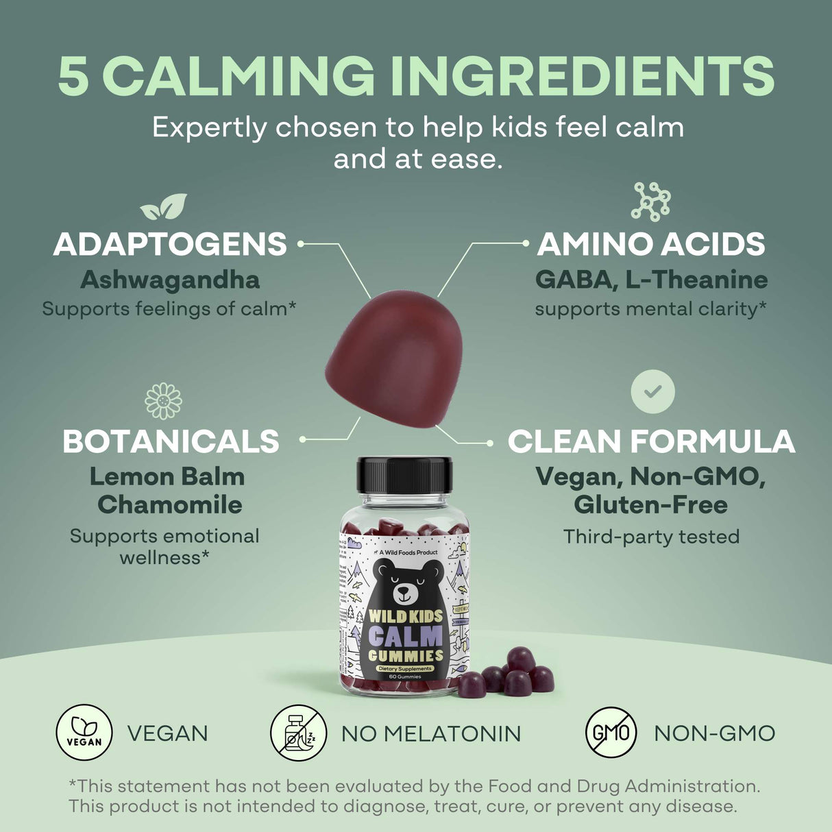 Wild Kids Calm Gummies – Relaxation & Sleep Support