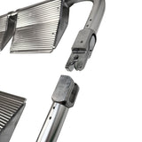 LINE2design Emergency Medical Scoop Stretcher, Adjustable Length with Two Black Safety Straps