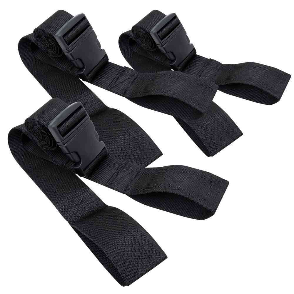 LINE2design Backboard Spine Board Straps Adjustable Strap 3PK - Black