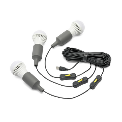 3 LED Light Bulb String