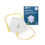 Makrite 480pcs Sekura N95 Foldable Particulate Respirator Mask, Regular Size