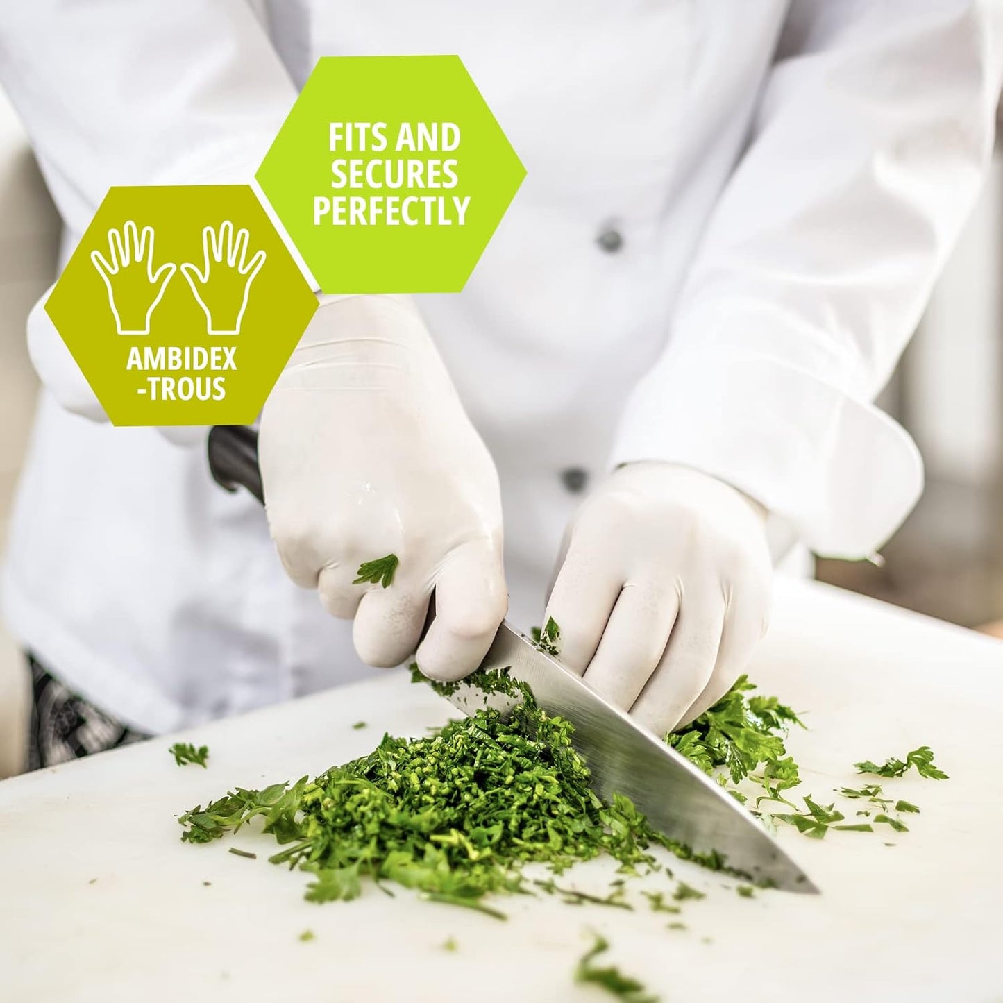 MedPride Latex Exam Gloves - 5 Mil Thick Non-Sterile - Powder Free - 100 Gloves / Case of 10 (1000 count)