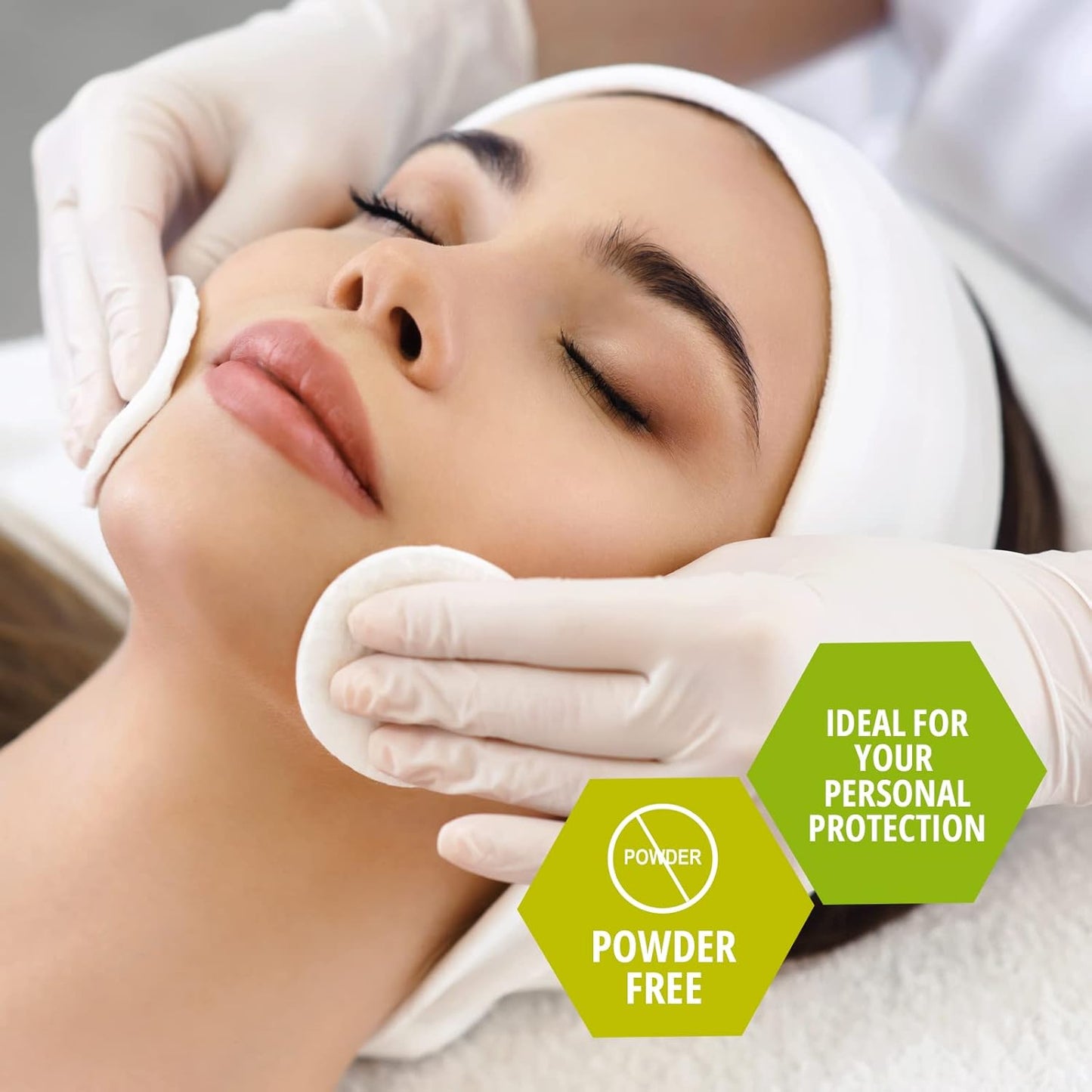 MedPride Latex Exam Gloves - 5 Mil Thick Non-Sterile - Powder Free - 100 Gloves / Case of 10 (1000 count)