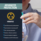 MedPride Vinyl Exam Gloves 4 Mil Thick Non-Sterile Powder Free - 100/box, Case of 10 (1000 count)