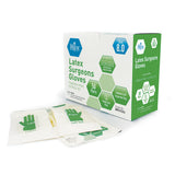MedPride Latex Surgeons Gloves 5 Mil Thick Sterile Powder Free - 50 Pairs / Case of 4